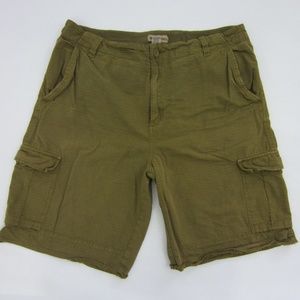 Ruff Hewn Cotton Casual Cargo Shorts Size 38 *E17